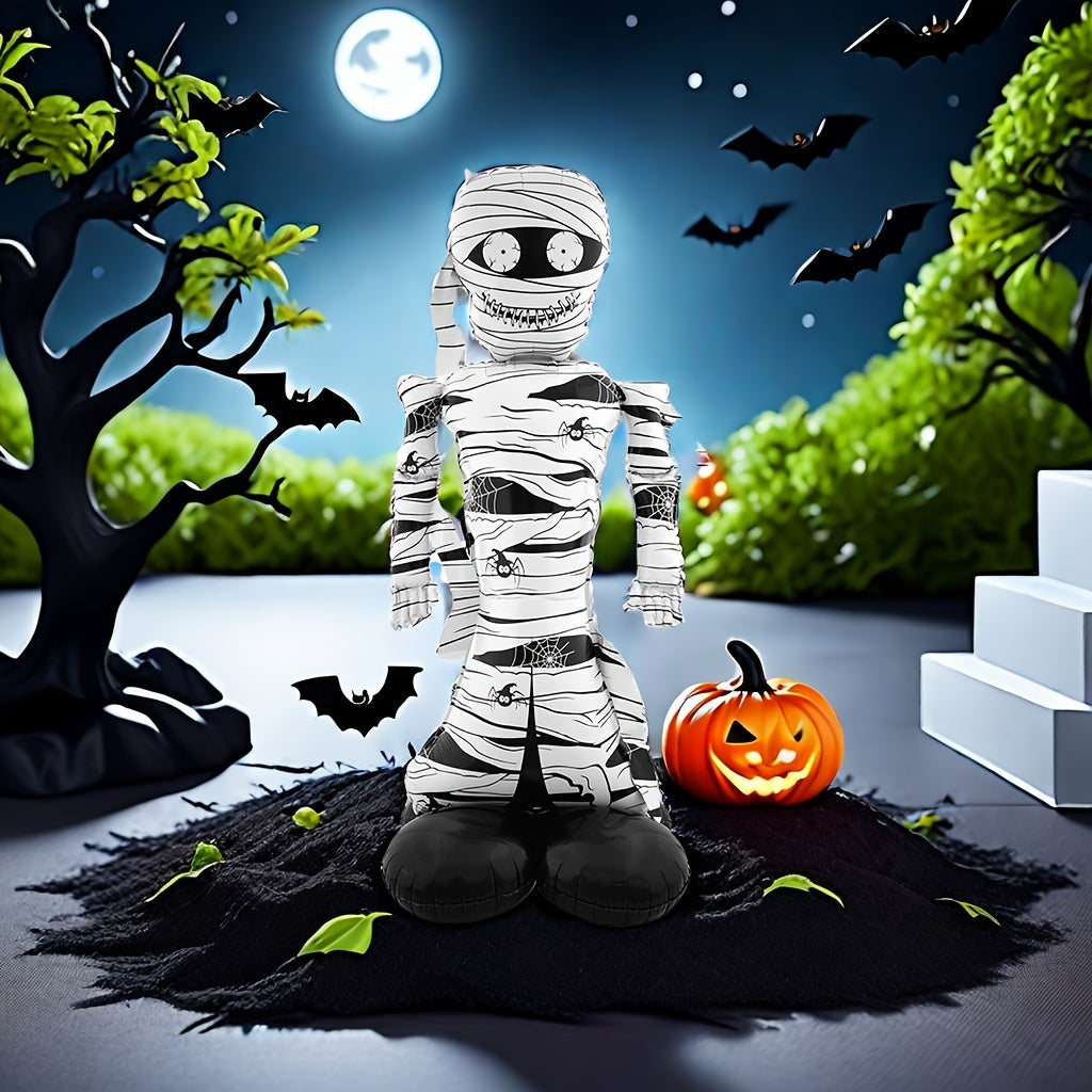 Halloween Cartoon Opblaasbare Mummie Decoratie | Spookachtige Vrijstaande Decoratie