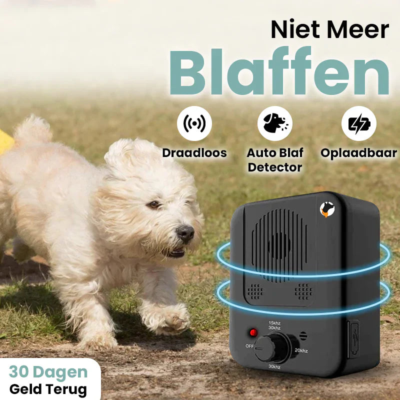 Ultrasone Anti-Hond Blaasapparaat – Verstelbare Intensiteit, Waterdicht, 15 Meter Bereik voor het Voorkomen van Hondengeblaf