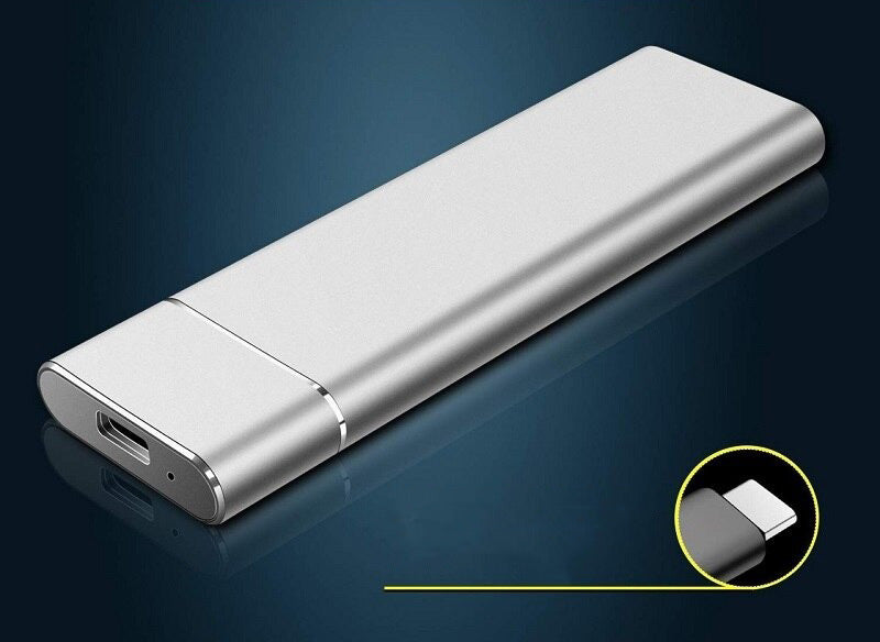 8TB Draagbare SSD Externe Harde Schijf met USB 3.1 voor Snelle Bestandenoverdracht – Lichtgewicht en Compact Ontwerp