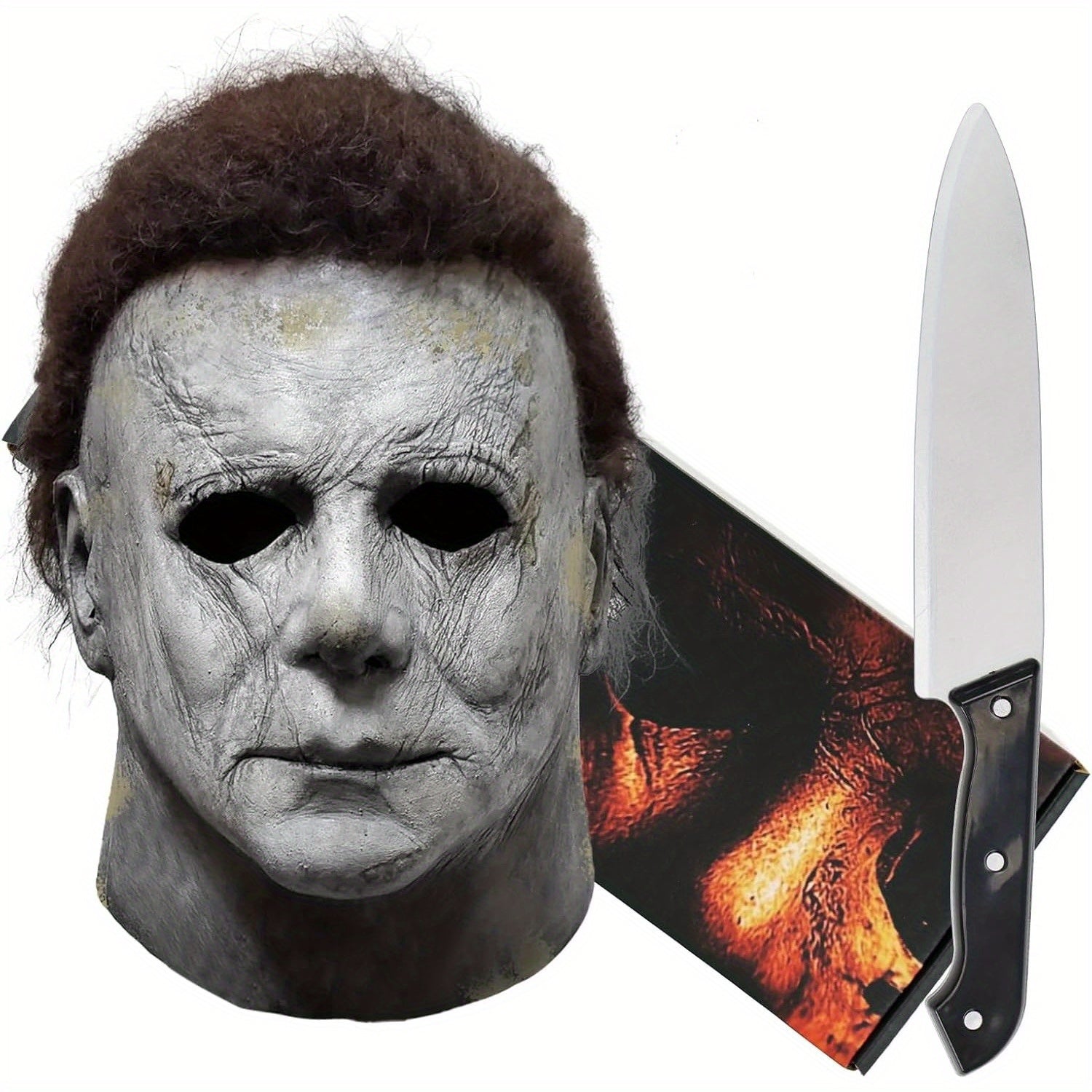 Mannen's Realistische Eng Halloween Masker Set | Horror Requisiet Mes