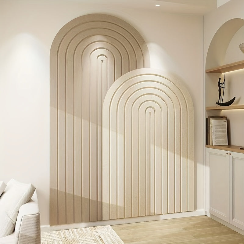 Boogvormige Vilt-Pinnwand – Extra Groot, Zelfklevend en Modern Design