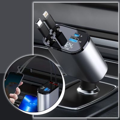 Digitale Auto Multi-oplader | Geschikt voor iedere auto