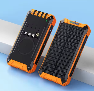 SolarPowered PowerBank | Draagbare Waterdichte Zonnelader