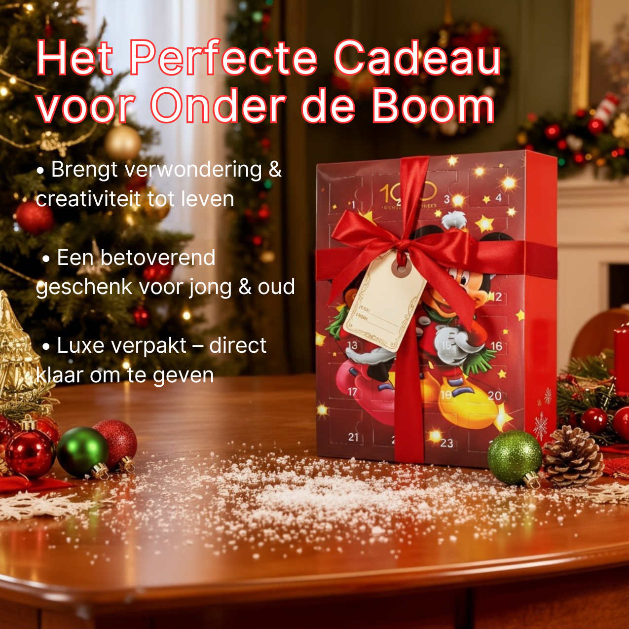 DisneyVault | Limited Edition Disney Advent Kalender Verzamelaarsset 100 Stuks