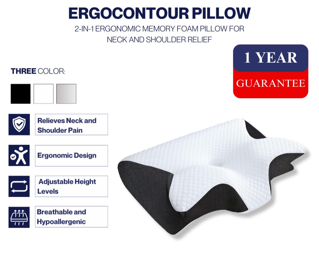 SleepEase | ErgoContour Orthopedisch Kussen