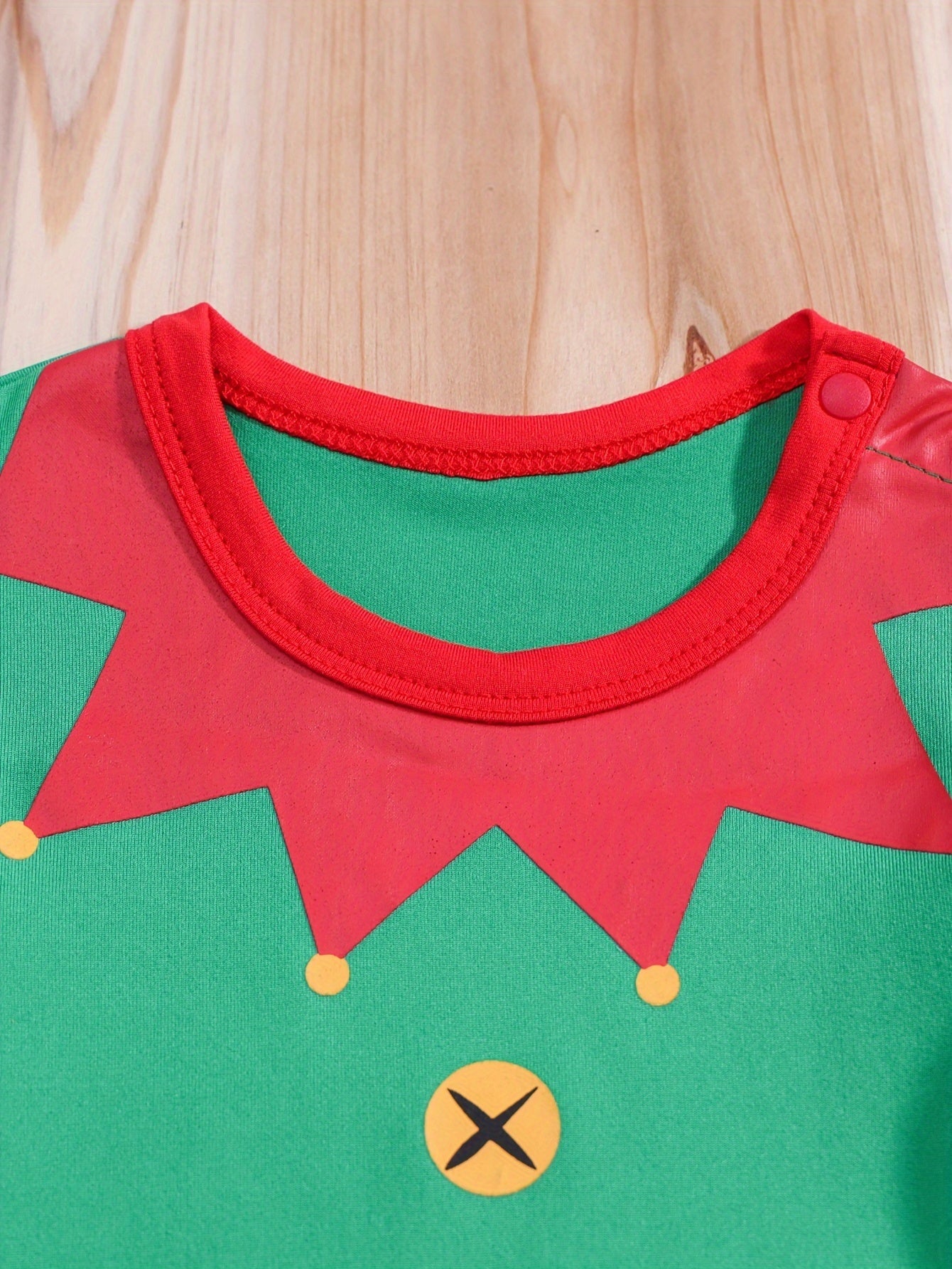 Baby Halloween Elf Kostuum Romper | Feestelijke Lange Mouwen