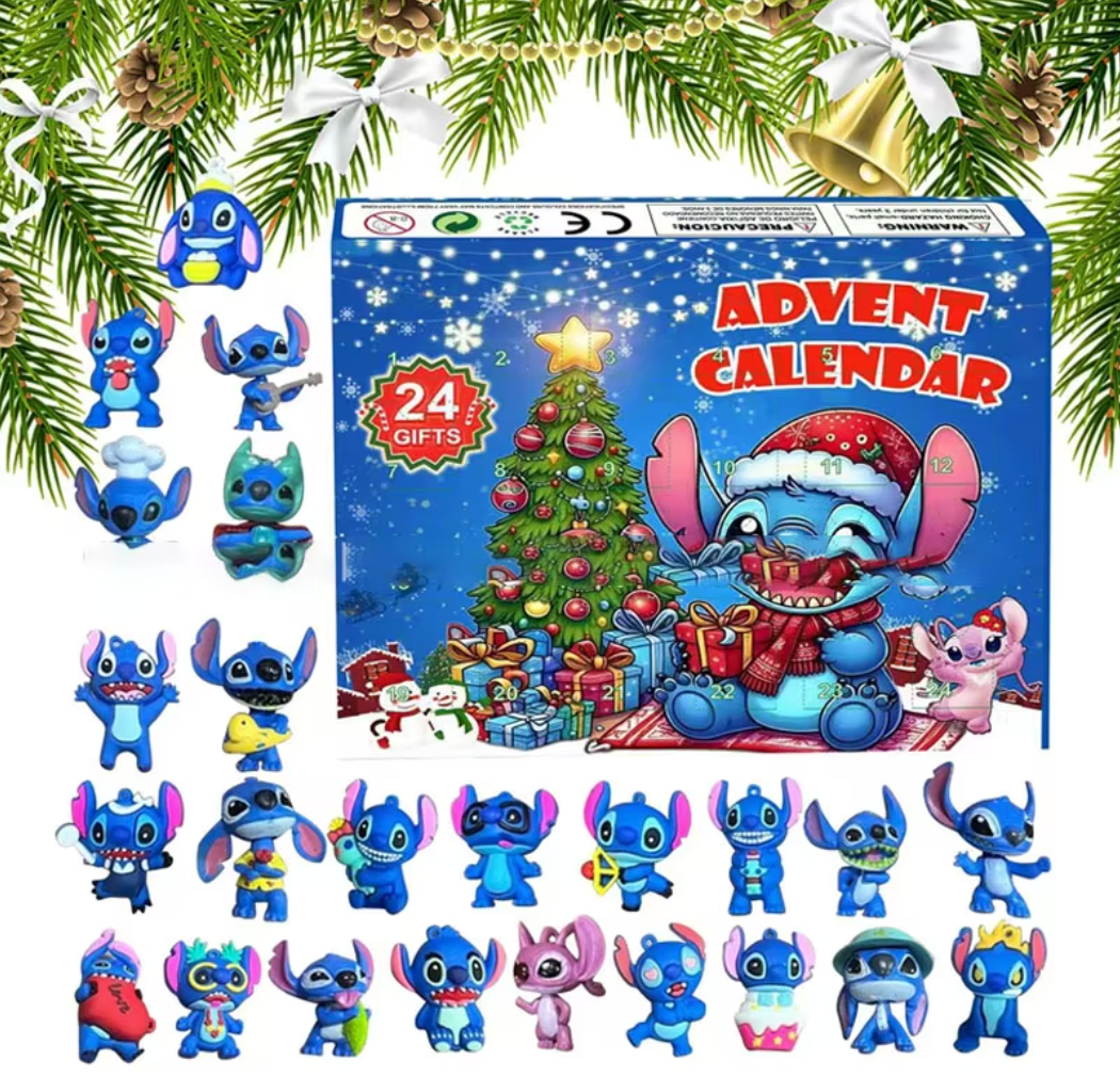 FamilieJoy Adventskalender 2025 | Vervulde verrassingen voor iedereen met Stitch, Voetbal, Puzzels & Kristallen