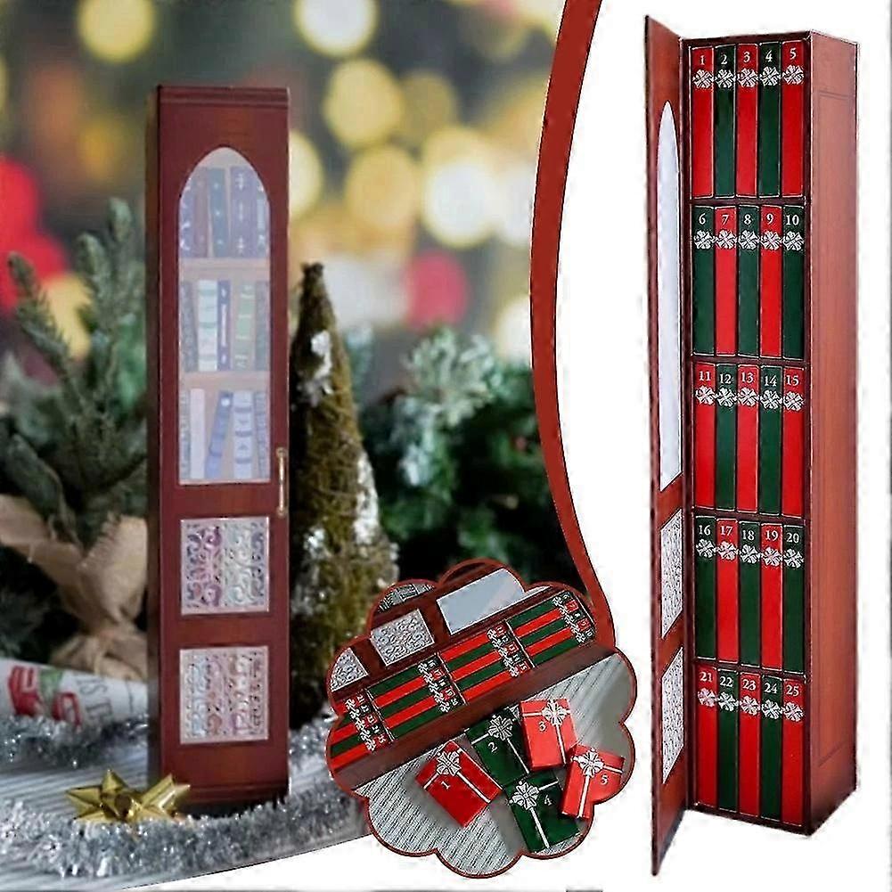 BookNest | Mini Boek Ornament Adventkalender 2025 voor Literatuurliefhebbers met 24 Kerstcadeaus