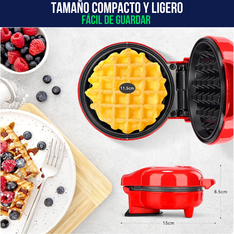 EasyBake Wafel | Mini Multifunctionele Elektrische Wafelmaker