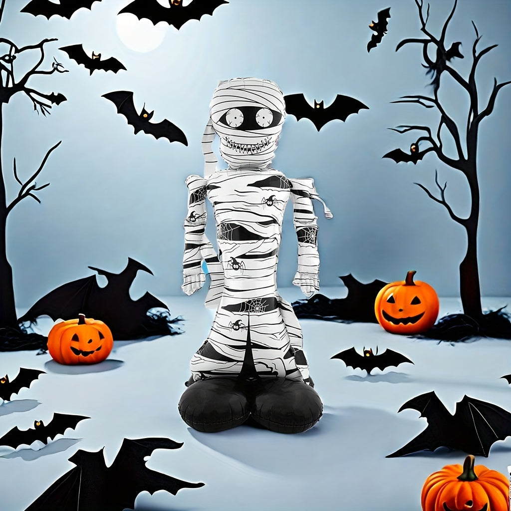 Halloween Cartoon Opblaasbare Mummie Decoratie | Spookachtige Vrijstaande Decoratie