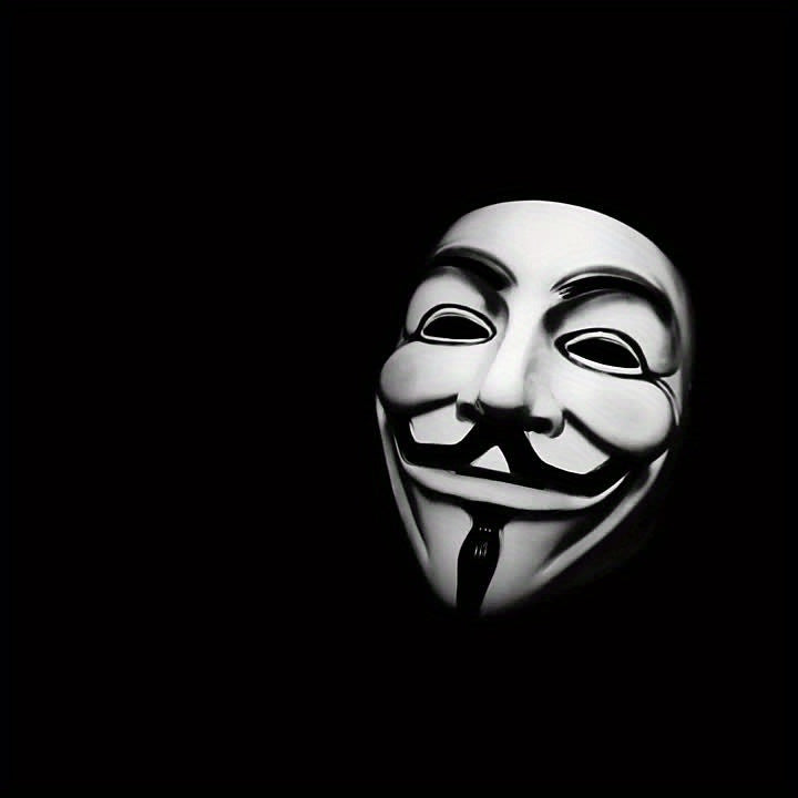 Heren Volledige Gezicht Plastic Halloween Masker | Anonieme Cosplay