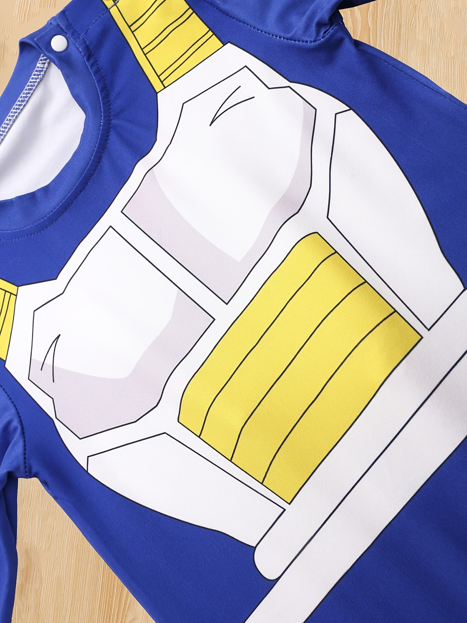 Baby Lange Mouwen Halloween Anime Kostuum Jumpsuit | Drukknopen