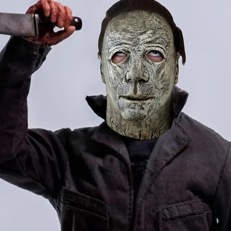 Mannen's Realistische Griezelige Halloween Kostuum Masker | Volledige Gezicht Haar