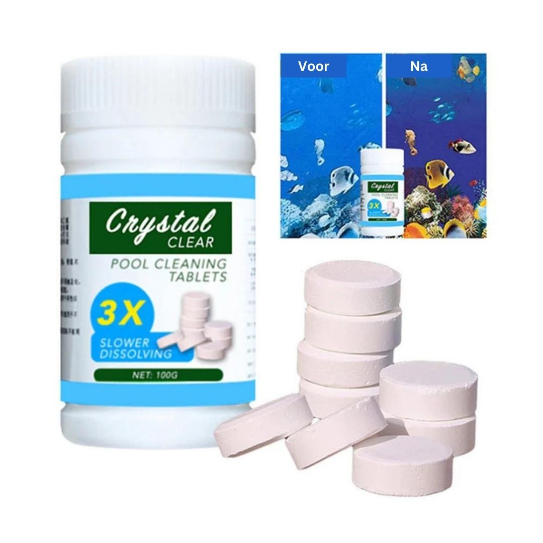 WhirlPool tabletten | laat het water binnen No-Time weer stralen | 100 Stuks