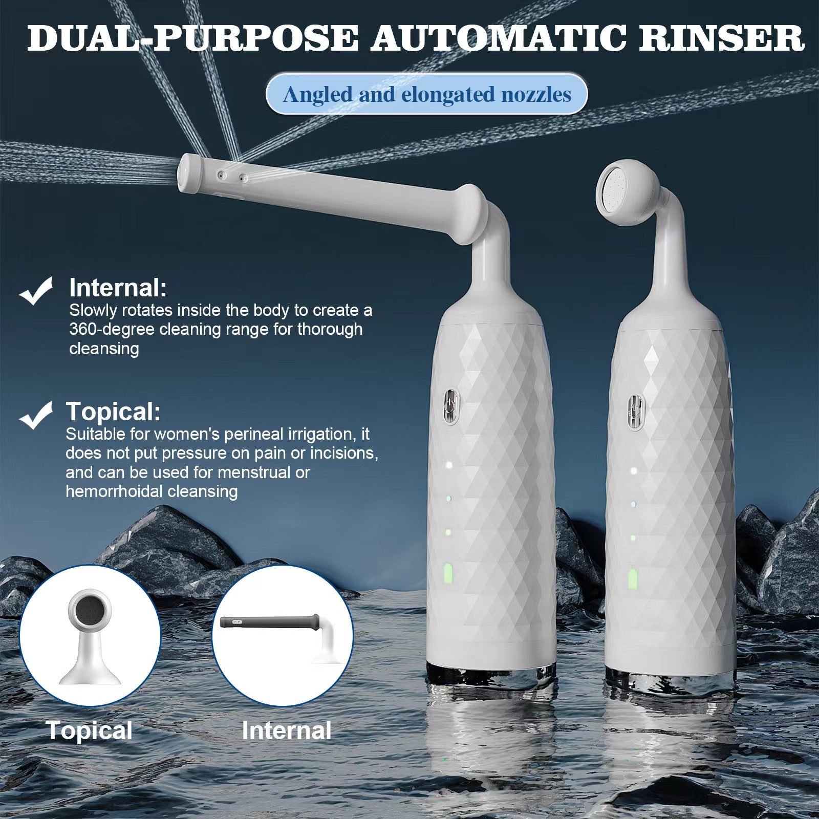 AquaElegance Bidet | Moeiteloze hygiëne onderweg voor ultiem comfort