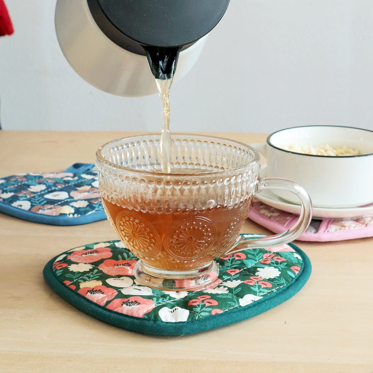 KeukenHart Hittebestendige Ovenwant-Set – Decoratieve Hartvormige GripPads