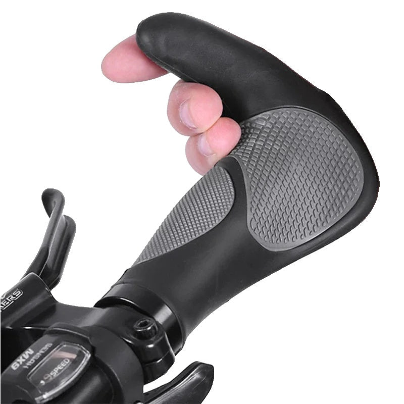 Ergonomische Mountainbike Handvatten met Schokabsorptie – Antislip Rubberen Handvatten voor Ultiem Comfort