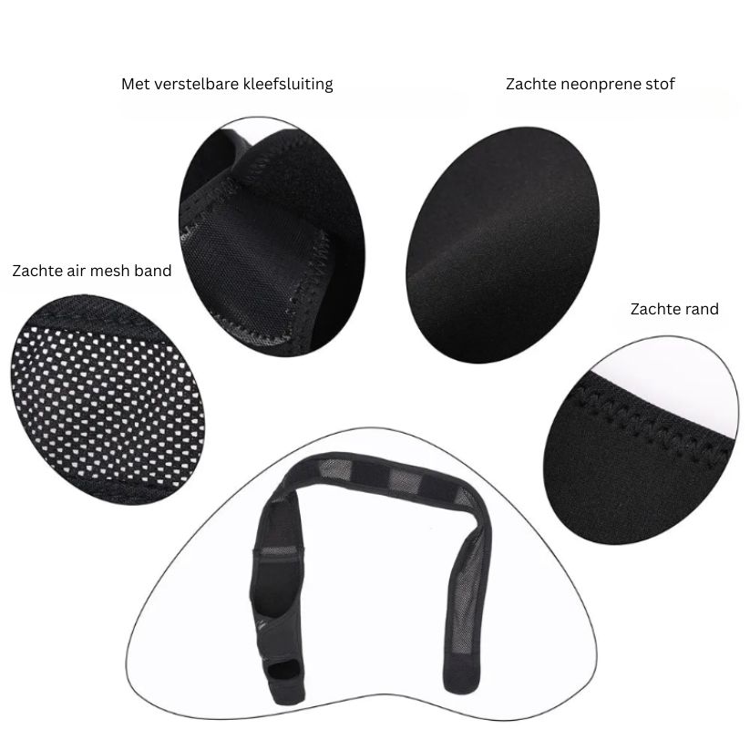 PootVitaal Kniebandage voor Honden – Ondersteuning bij Gewrichtspijn en Revalidatie