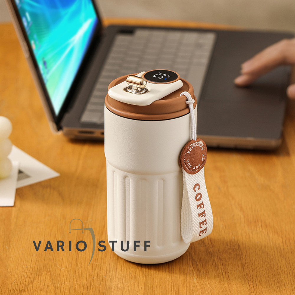 SmartTemp LED Thermosfles | Blijf gehydrateerd, blijf op de hoogte