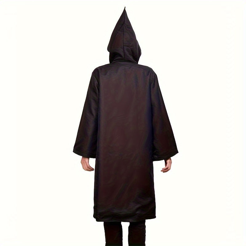 Unisex Gewaad voor Tovenaars Halloween Kostuum met Kap | Lange Mouwen