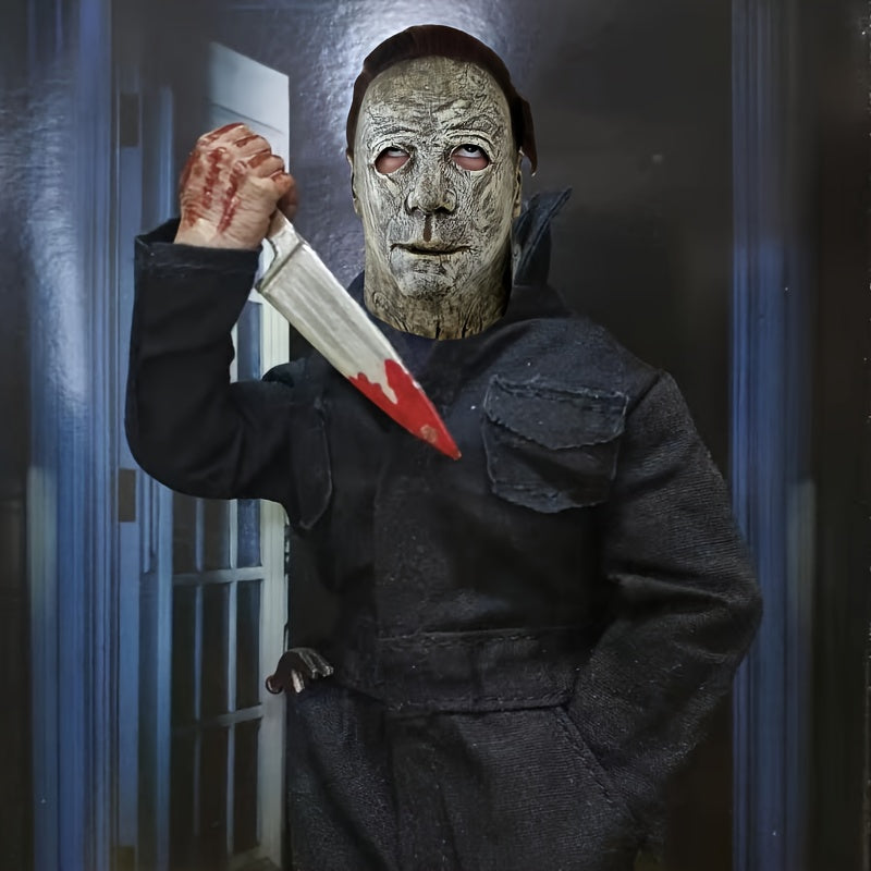 Mannen's Realistische Griezelige Halloween Kostuum Masker | Volledige Gezicht Haar