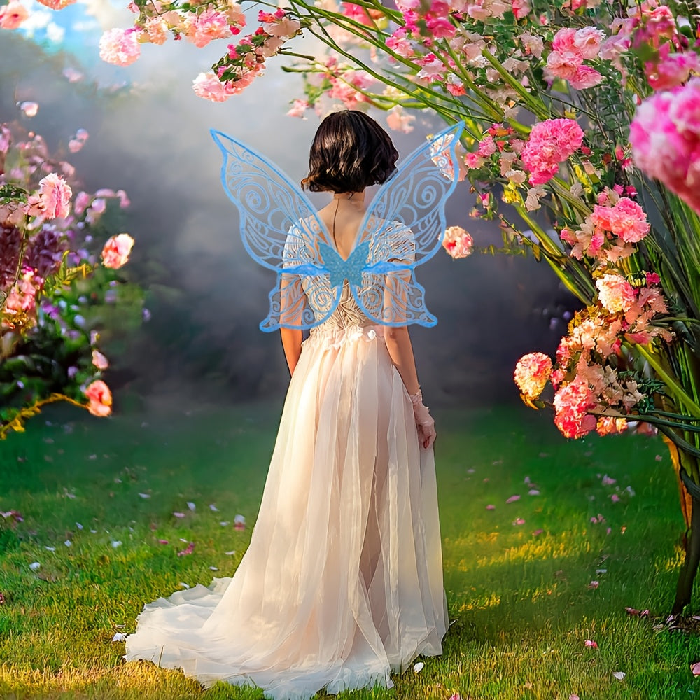 Meisjes Magische Halloween Fee Kostuum Set | Vleugels Toverstaf Oren