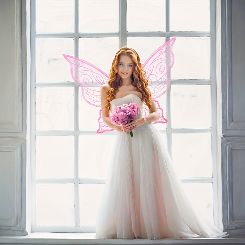 Meisjes Magische Halloween Fee Kostuum Set | Vleugels Toverstaf Oren