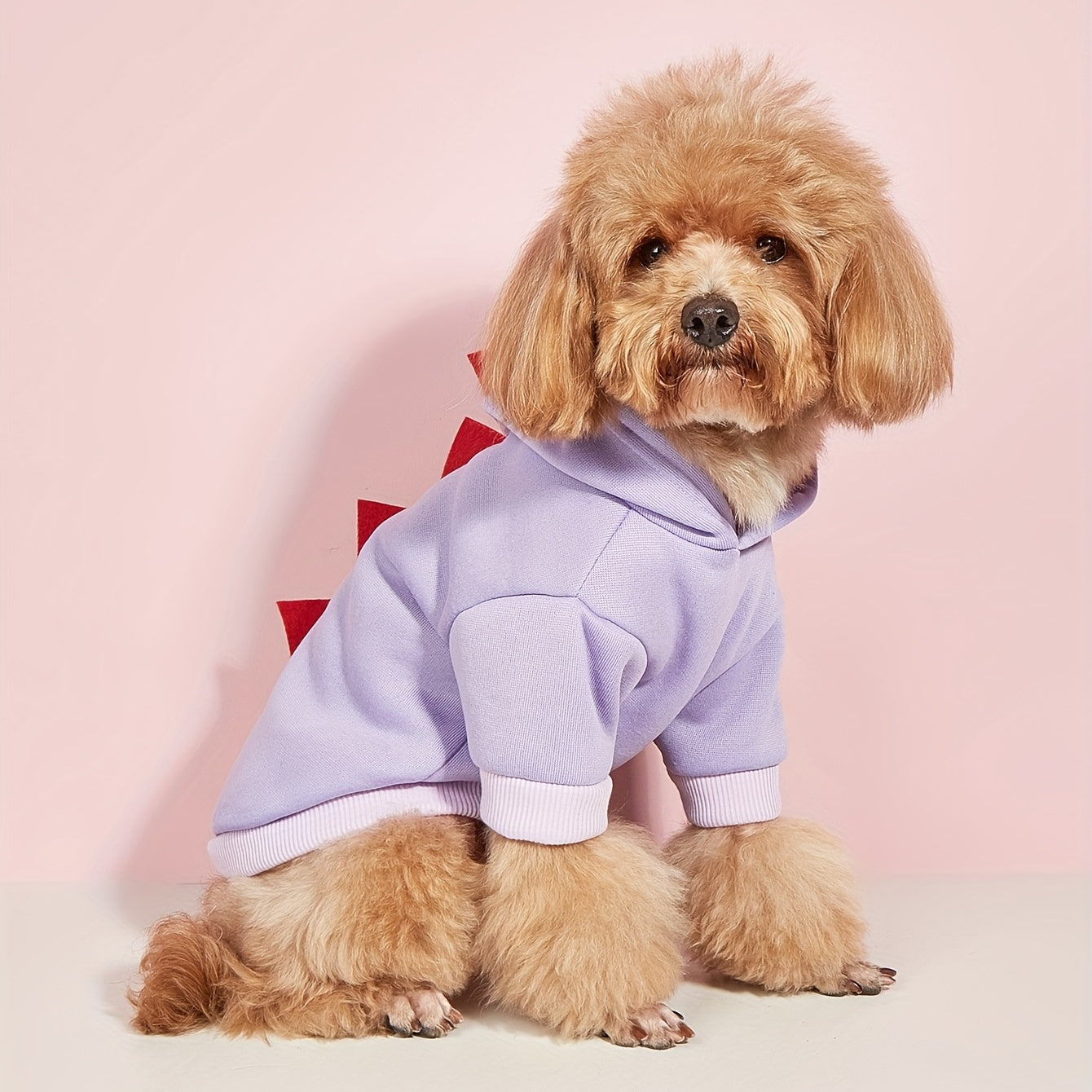 Hond Halloween Kostuum Fleece Dinosaurus Hoodie | Huisdier Outfit Warm