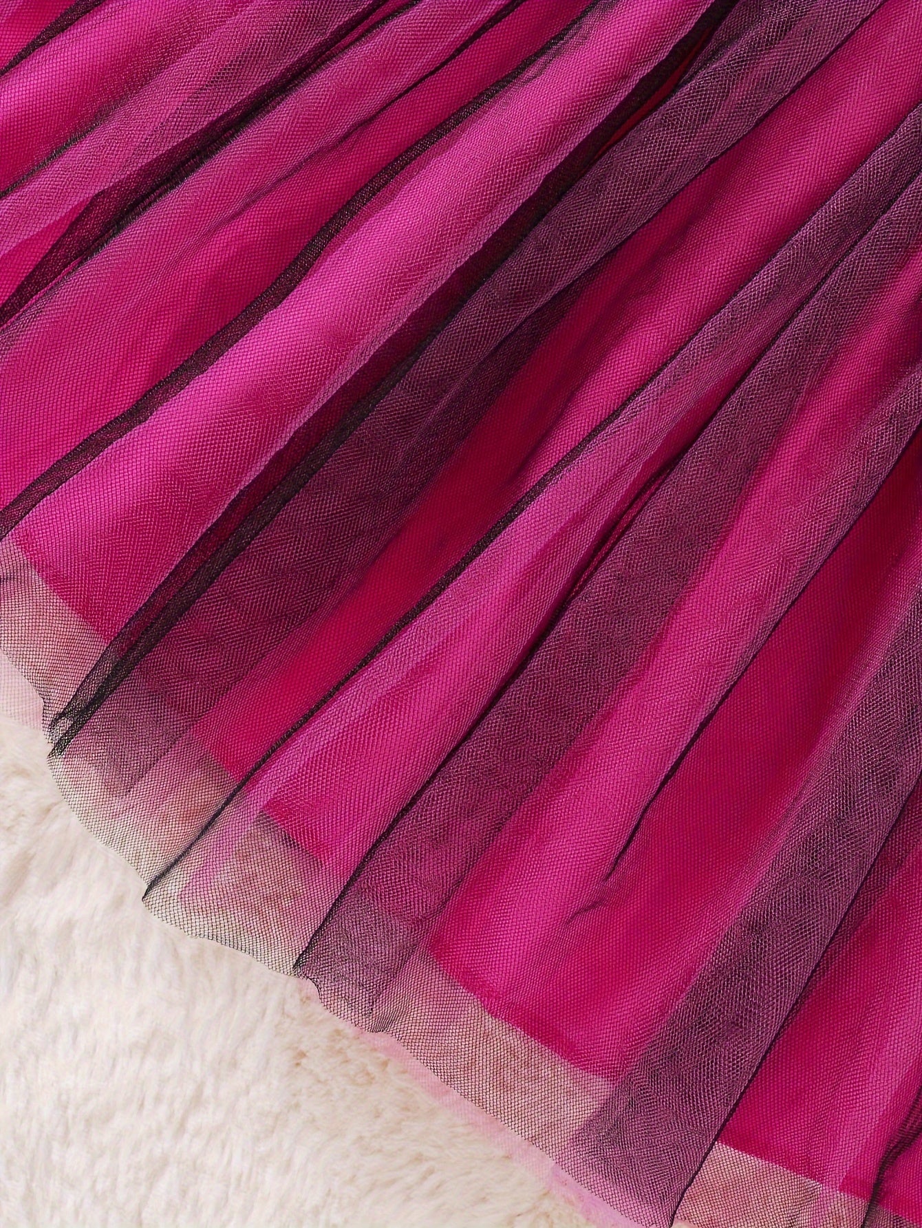 Meisjes Lange Mouwen Halloween Skelet Kostuum Jurk | Tulle Mini