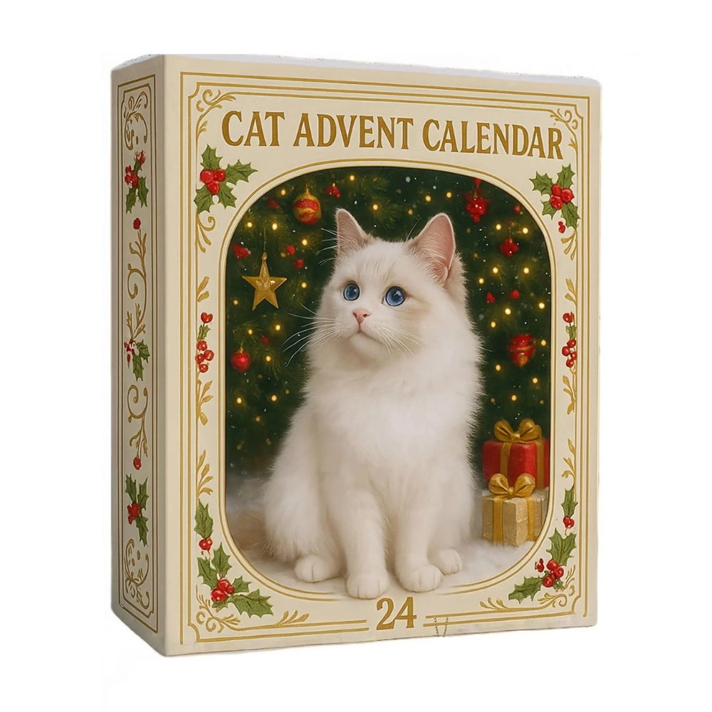 MeowMas | Kat Kerst Countdown Breng Vreugde en Kerstsfeer in Uw Huis