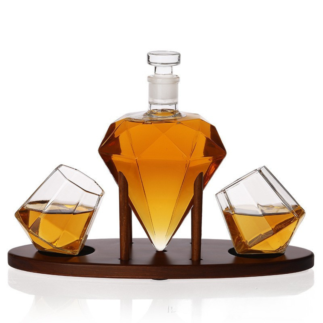 AtlasWhisk | Whiskey Globe Set Premium Drinkware voor Enthousiastelingen