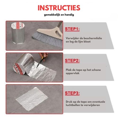 HeatGuard | Waterdichte Aluminium Tape