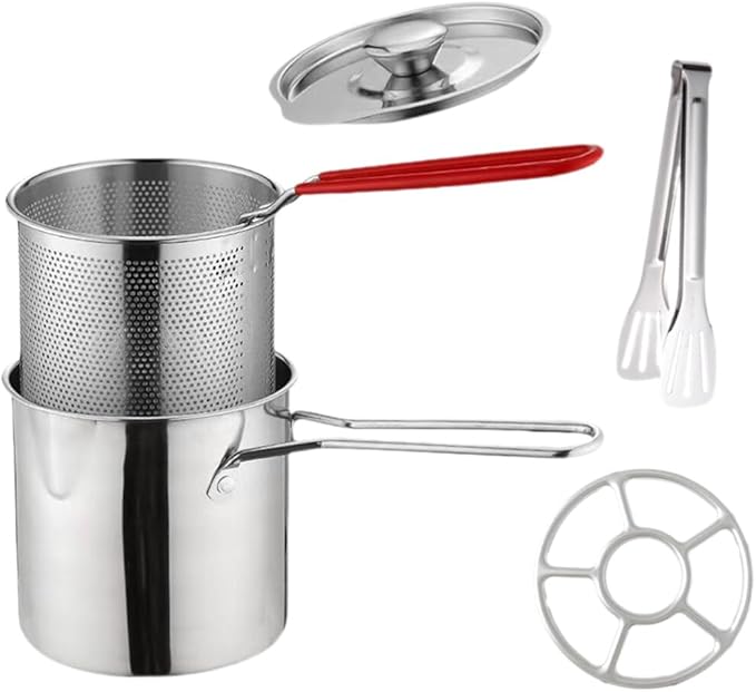 GourmetFry Deluxe Frituurpan voor Aardappelen | High-end frituurpan voor knapperige en heerlijke aardappelen thuis