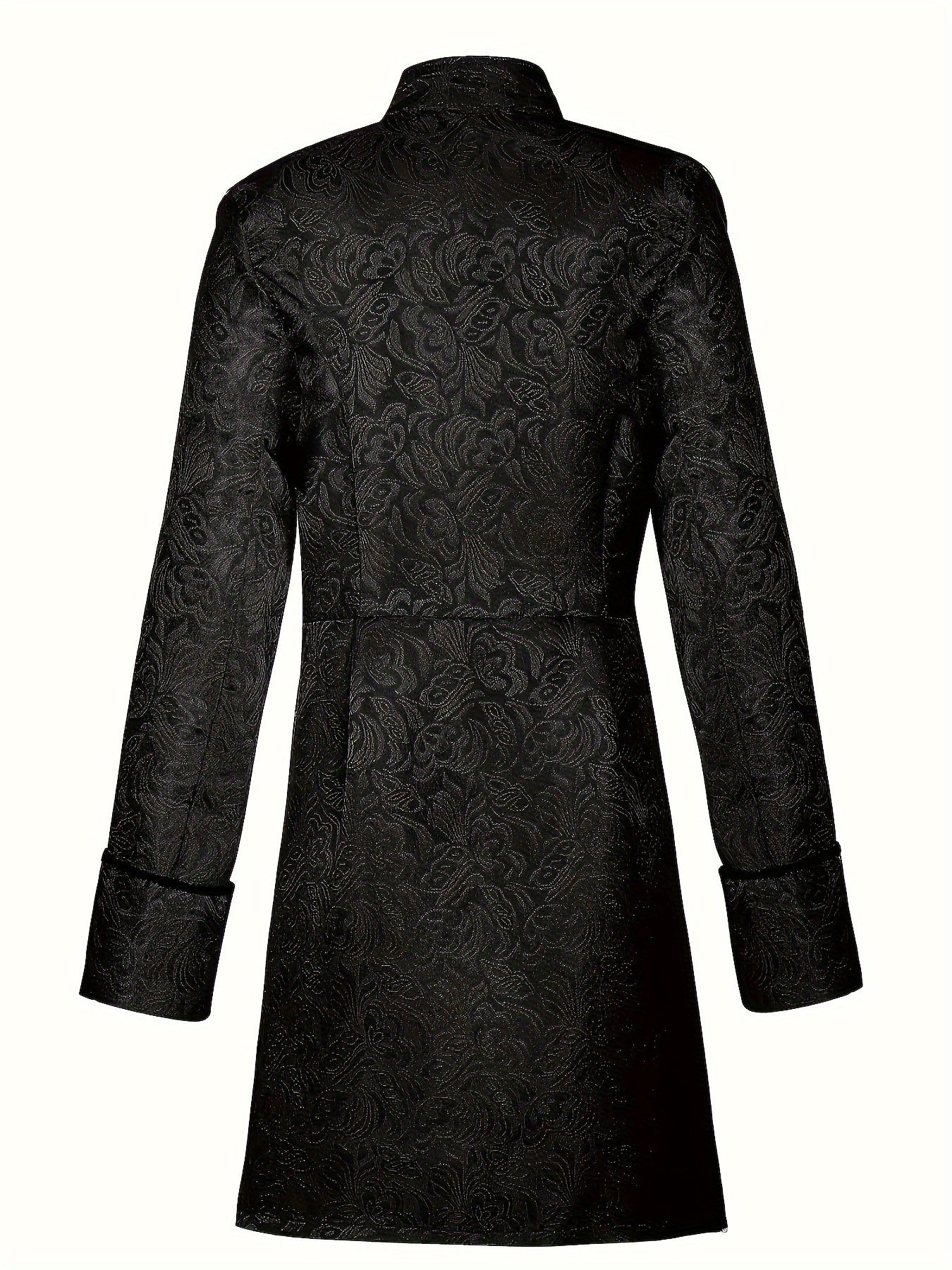 Mannen Gothic Brocade Halloween Kostuum Jas | Vintage Lange Mouwen