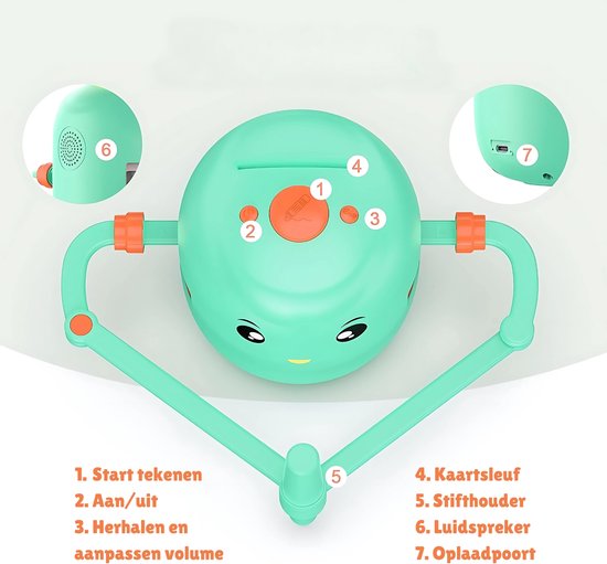 DrawMaster | Verbetert de tekenvaardigheid van een kind | Educatief speelgoed incl. 100 tekenkaarten