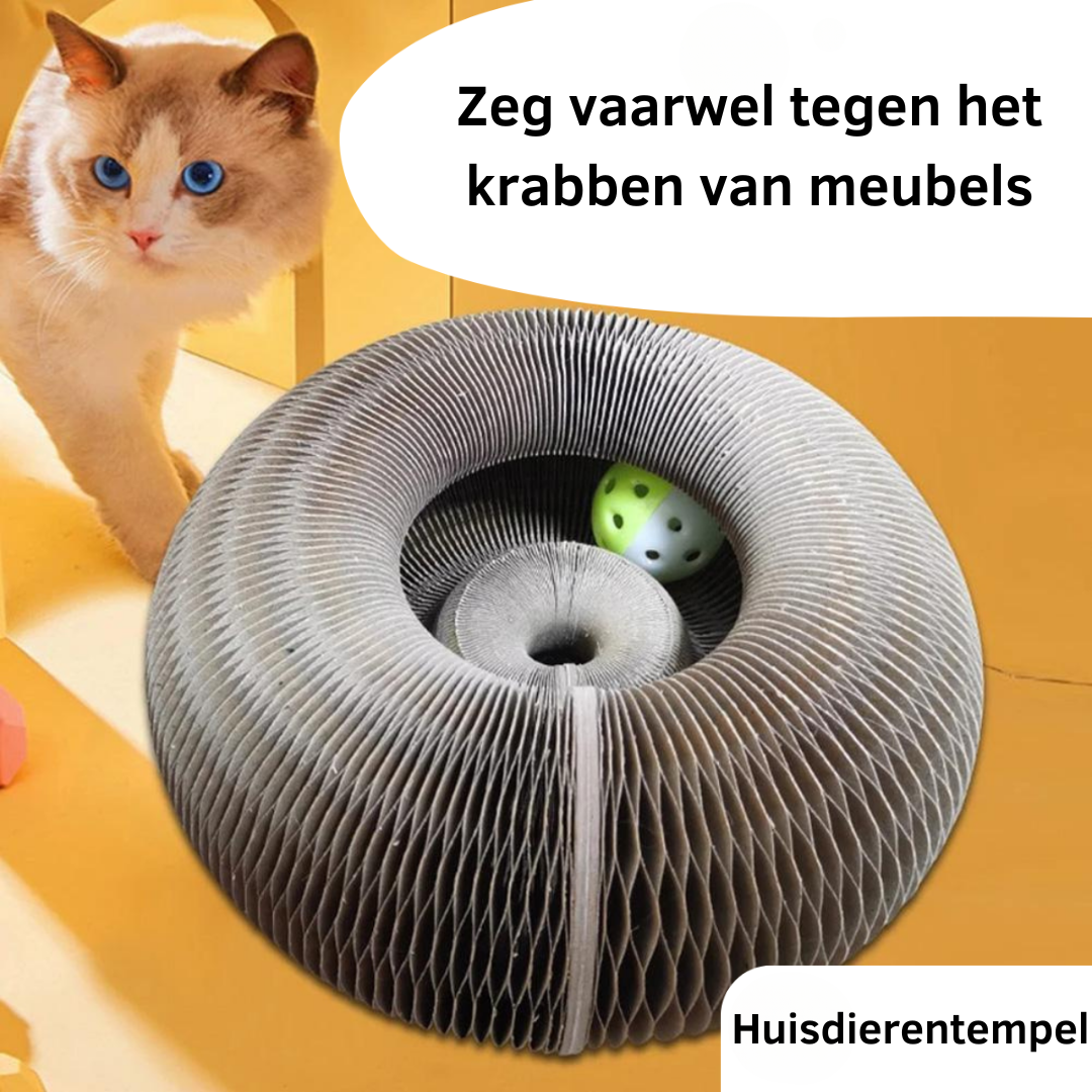 Interactief Kat Speelgoed - Verstelbare Lola Krab voor Stressvermindering & Duurzame Speeltijd met Gratis Speelbal - Boeiende Kraboplossing