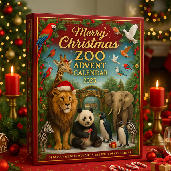 ZooYule | Vrolijk Kerstmis Zoo Adventskalender 2025 Feestelijke Aftelling