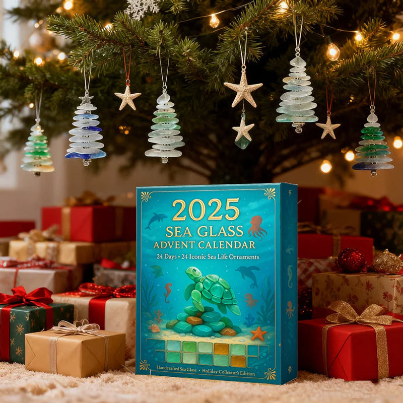 ShellSpark Adventskalender 2025 | Ontdek dagelijkse verrassingen met milieuvriendelijke zee-glaskunstschatten!