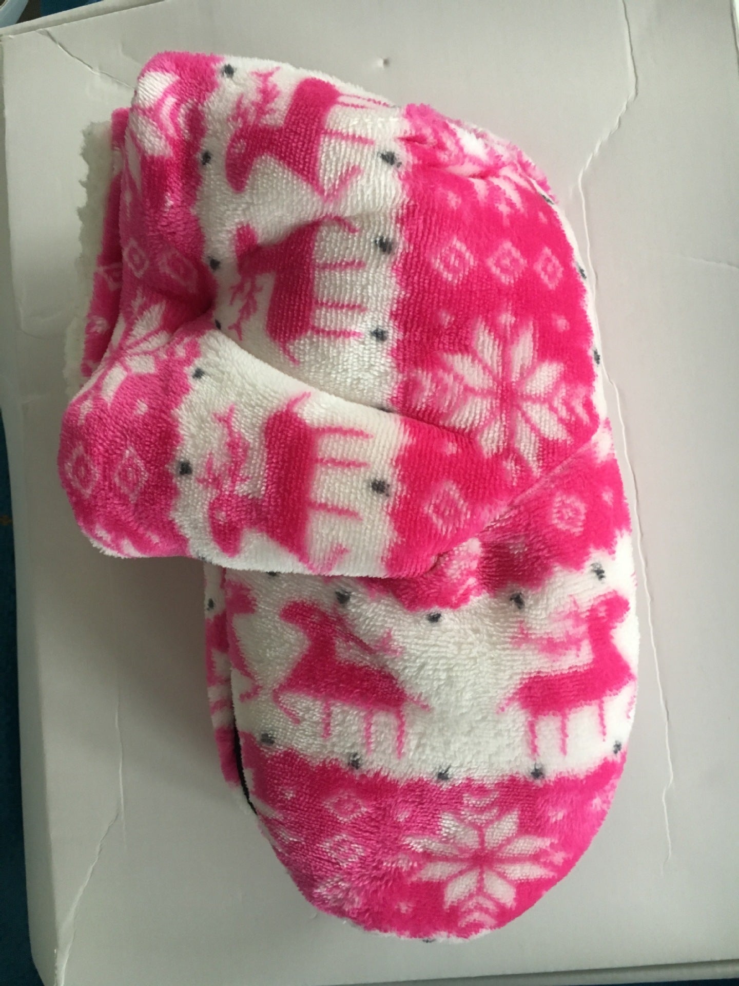 Warme Kerst-Huispantoffels van Koraalfleece