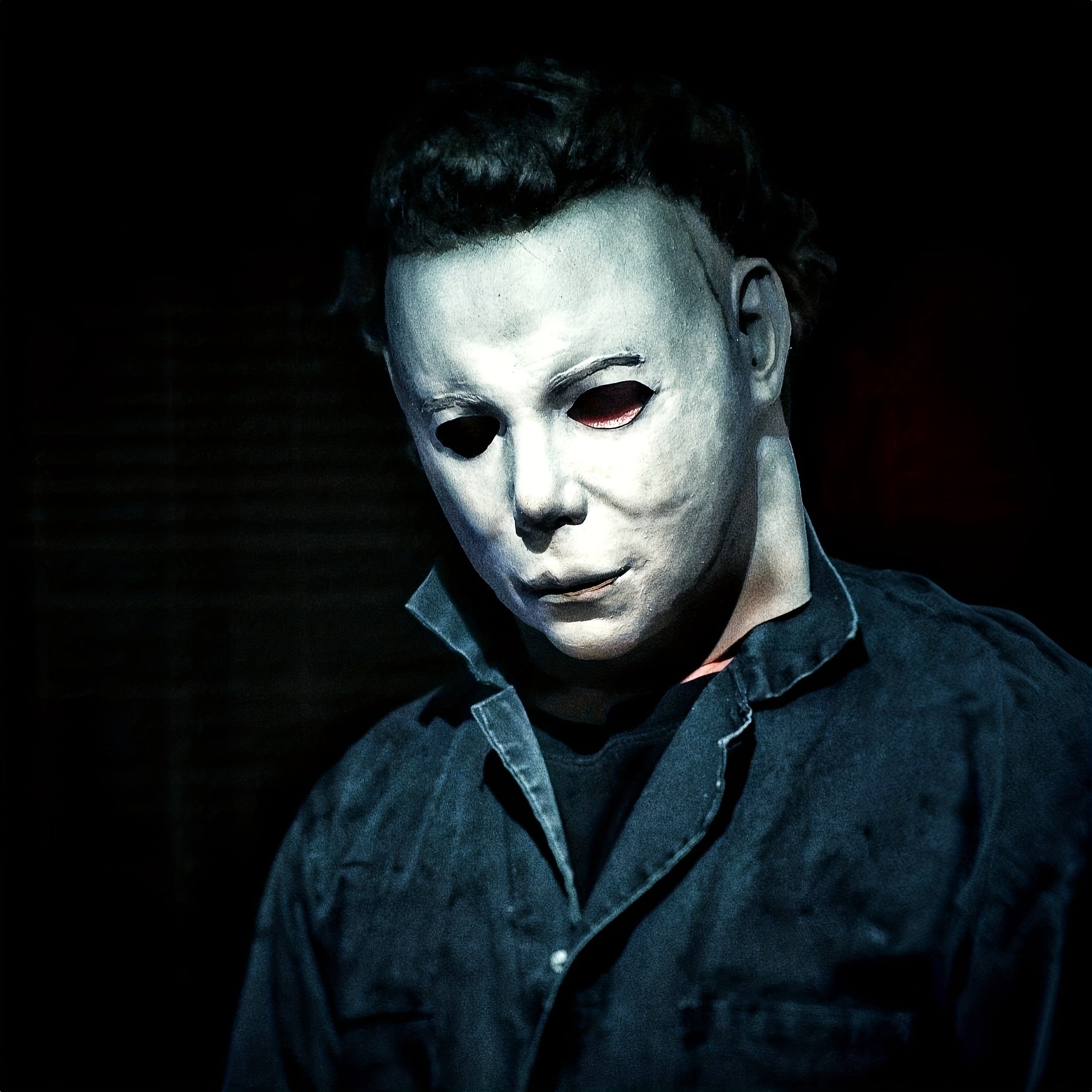 Mannen's Eng Halloween Masker Kostuum | Horror Film Geïnspireerde Outfit