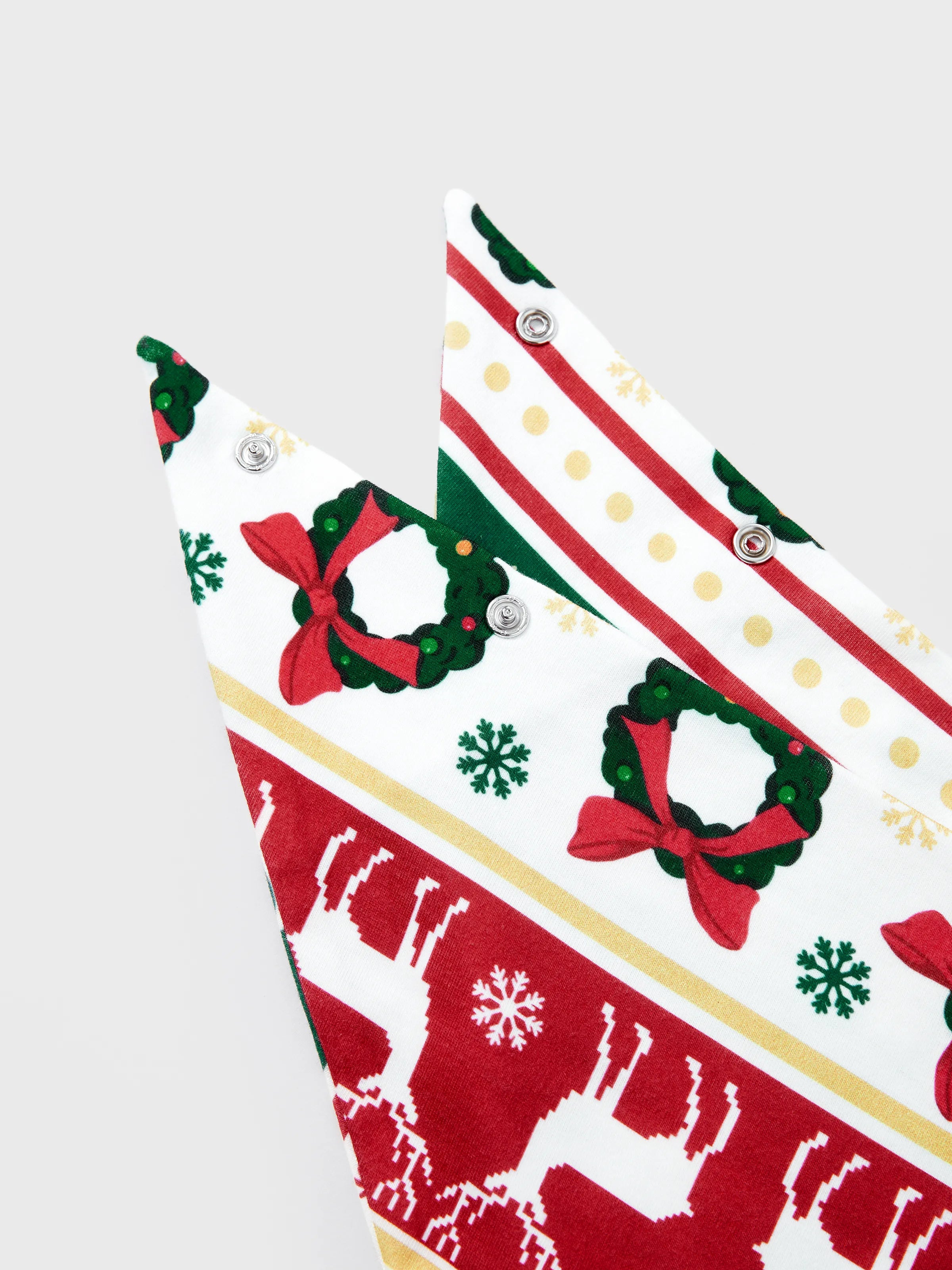 ReindeerJams | Gezinsmatching Kerstpyjama's met Rendier en Kerstboompatroon met ColorBlock Sokken