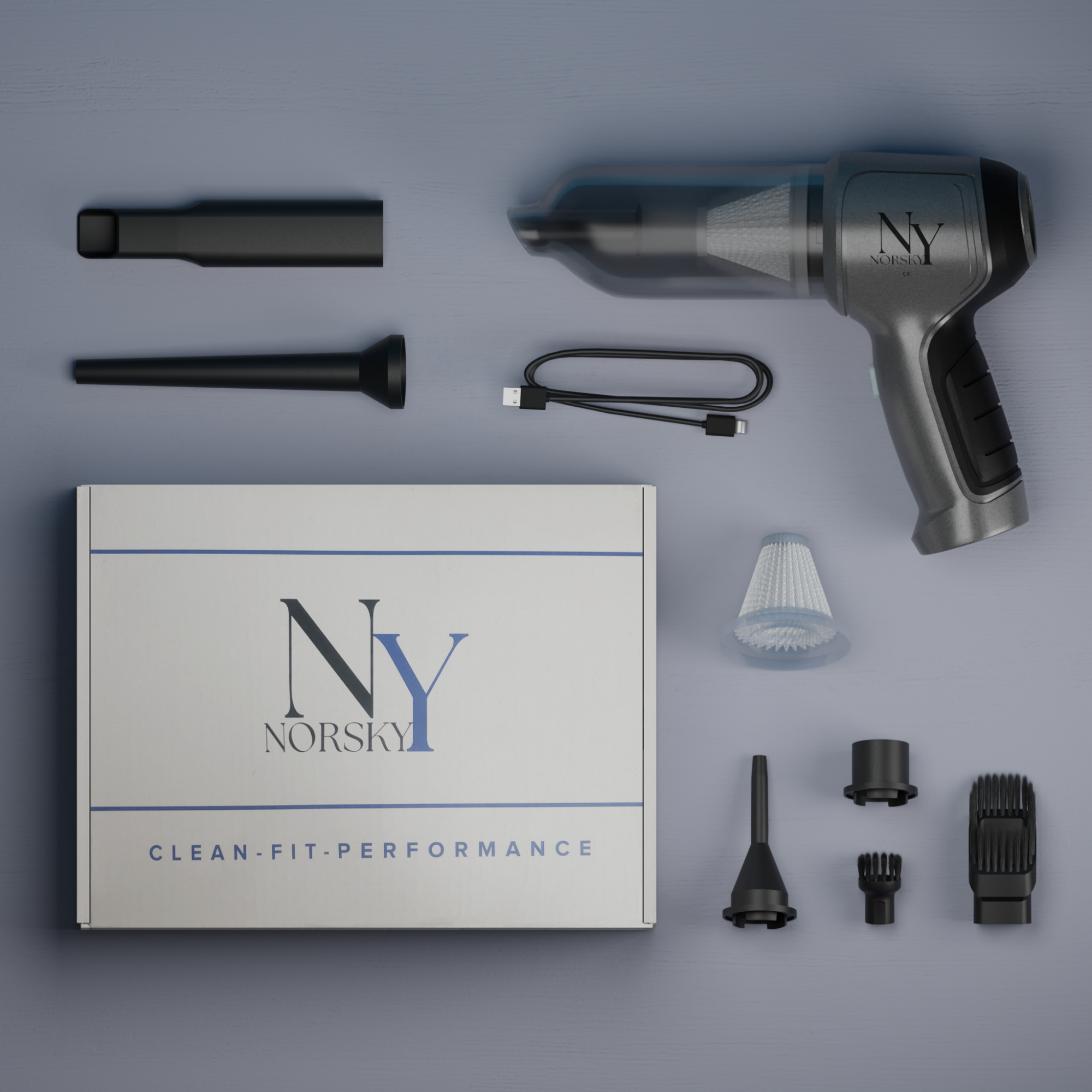 BlowVac Dual-Use | draadloze stofzuiger Krachtige blazer