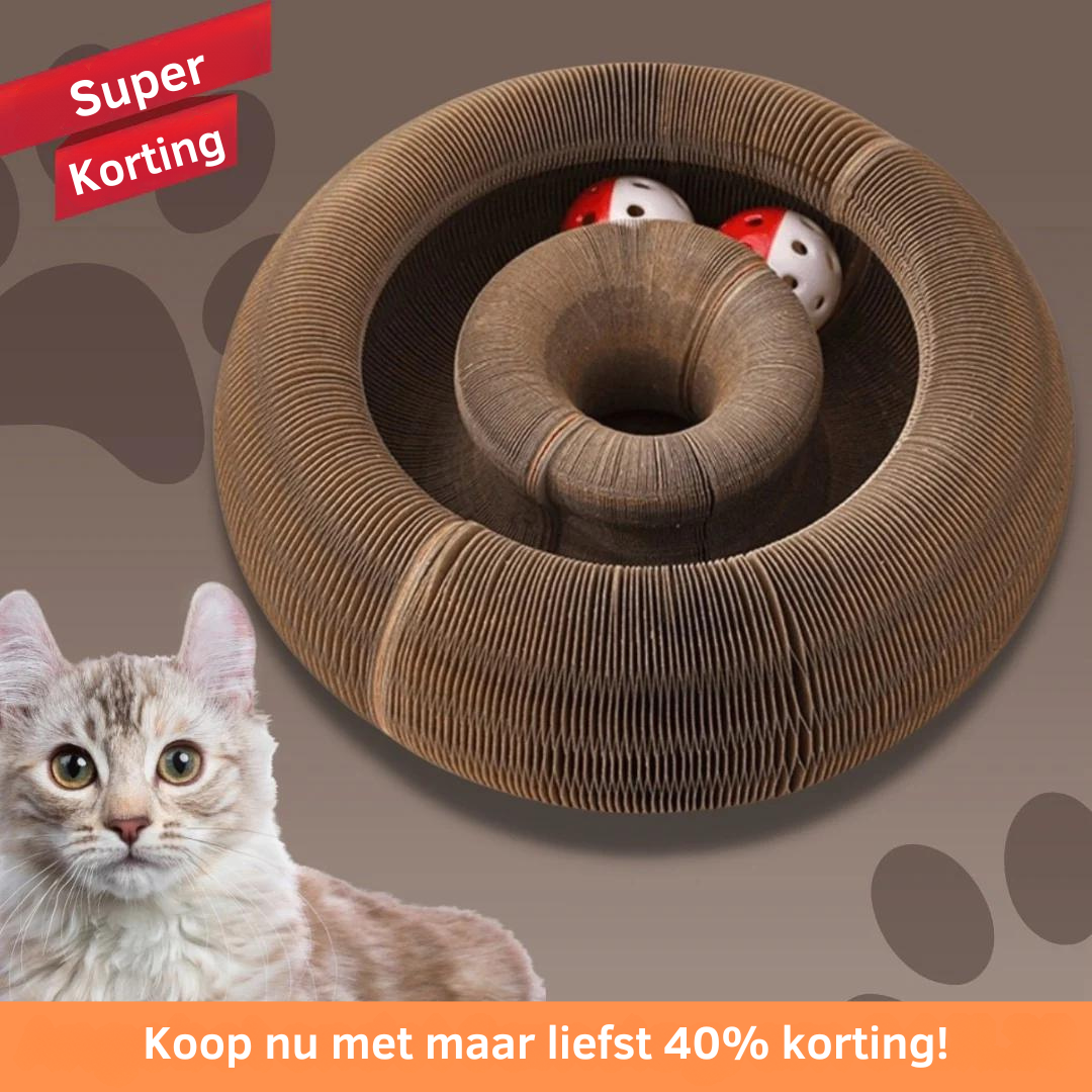 Interactief Kat Speelgoed - Verstelbare Lola Krab voor Stressvermindering & Duurzame Speeltijd met Gratis Speelbal - Boeiende Kraboplossing