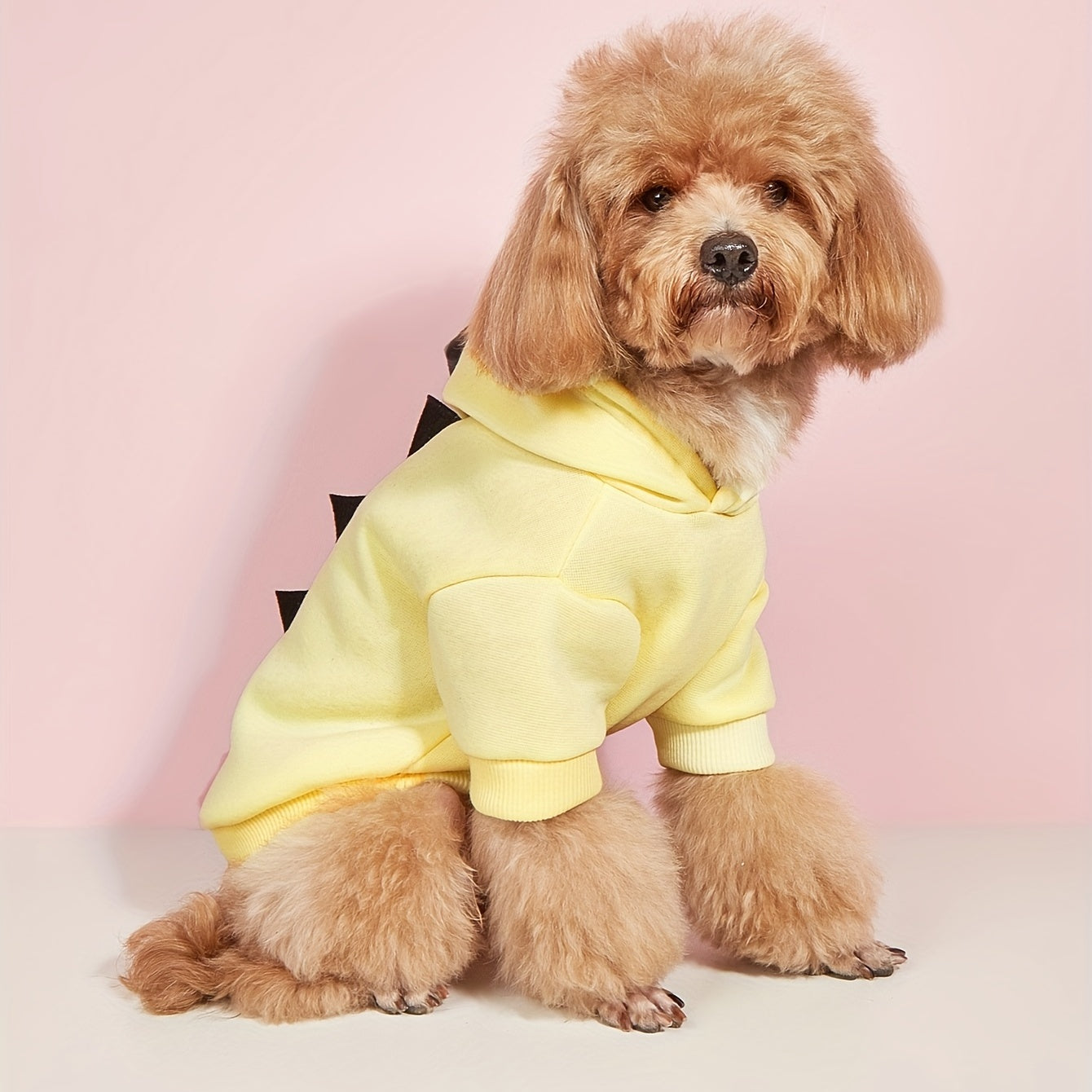 Hond Halloween Kostuum Fleece Dinosaurus Hoodie | Huisdier Outfit Warm