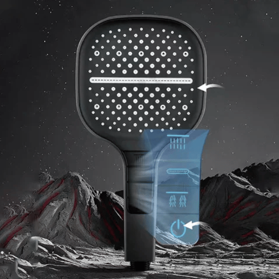 AquaJet douchekop | Moderne douchekop met 7 verschillende drukstanden