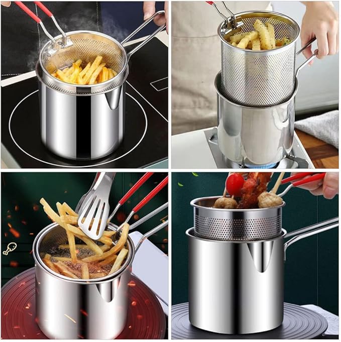 GourmetFry Deluxe Frituurpan voor Aardappelen | High-end frituurpan voor knapperige en heerlijke aardappelen thuis