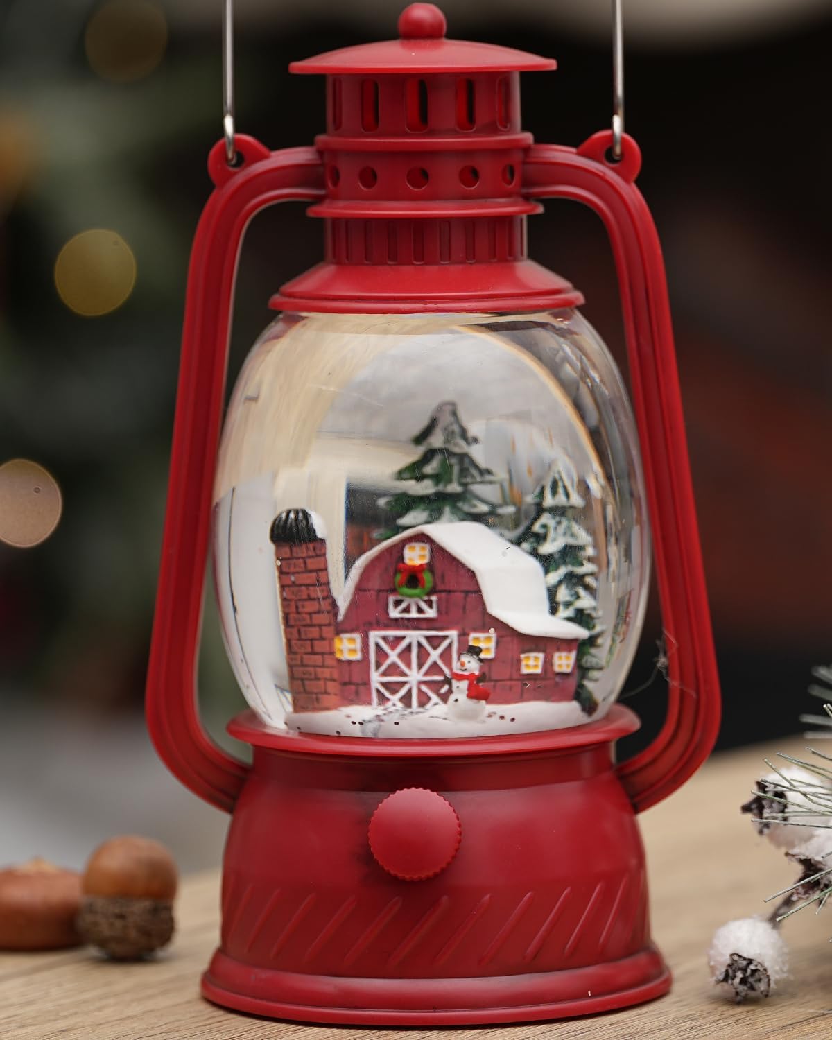 Herfstglans Decoratieve Lamp met Pompoenen – Warm LED-Licht en 6-Uur Timer