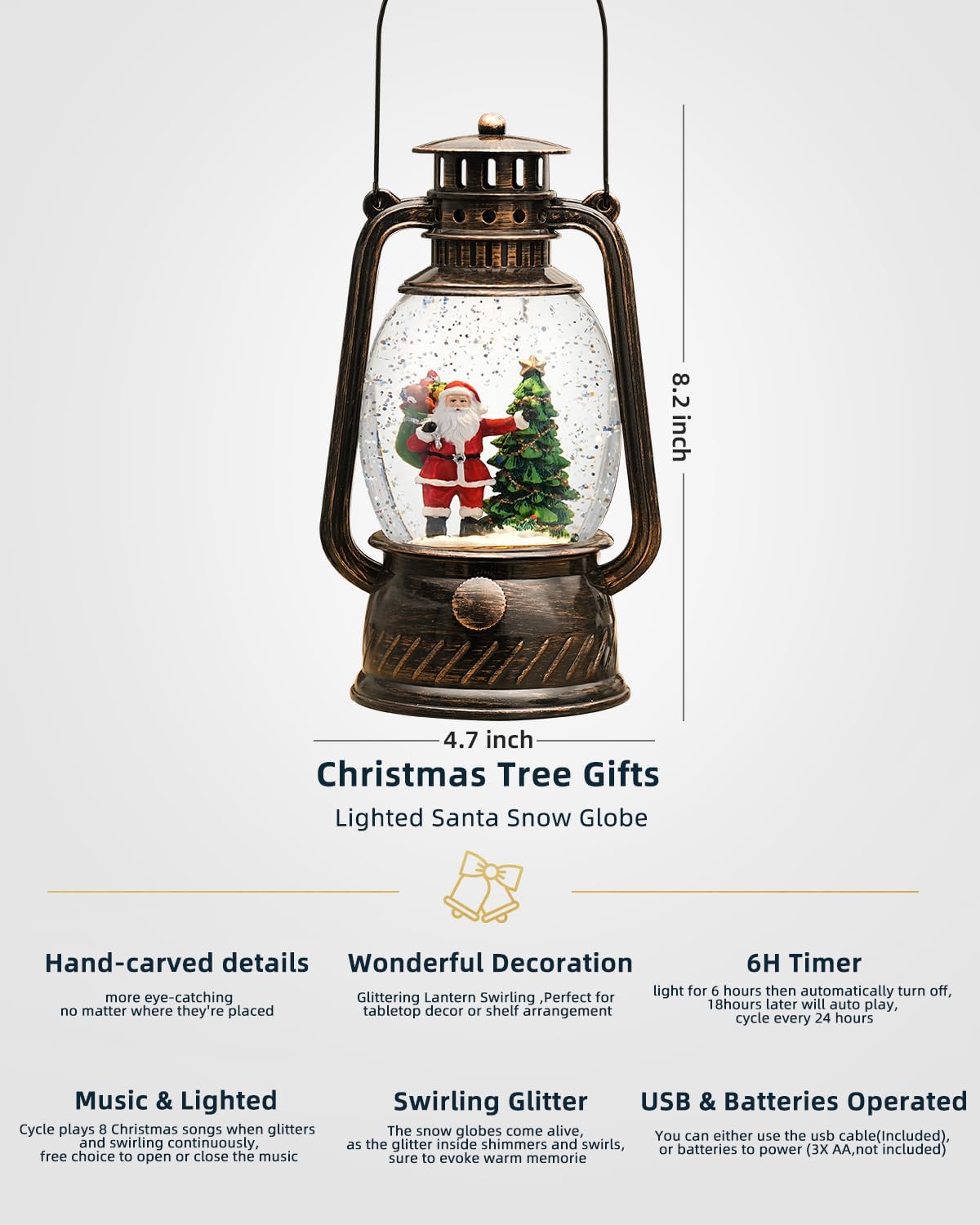 Herfstglans Decoratieve Lamp met Pompoenen – Warm LED-Licht en 6-Uur Timer