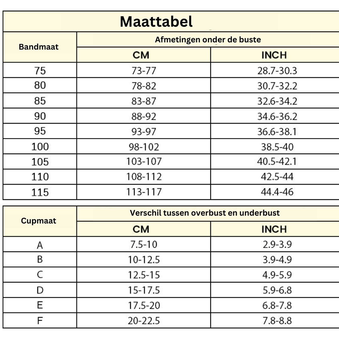 CurvEase | Diepe Cup Push-Up BH