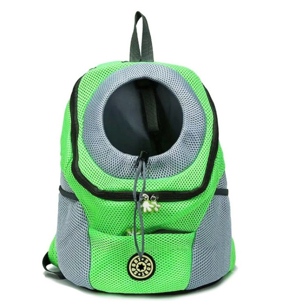 Premium Hondenrugzak Draagtas met Ademend Gaas en Handige Opbergruimte voor Buitenavonturen - Verstelbaar voor Honden tot 25 lbs